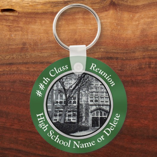 写真50パーソナライズされた号高校懇親会ギフト キーホルダー (正面)