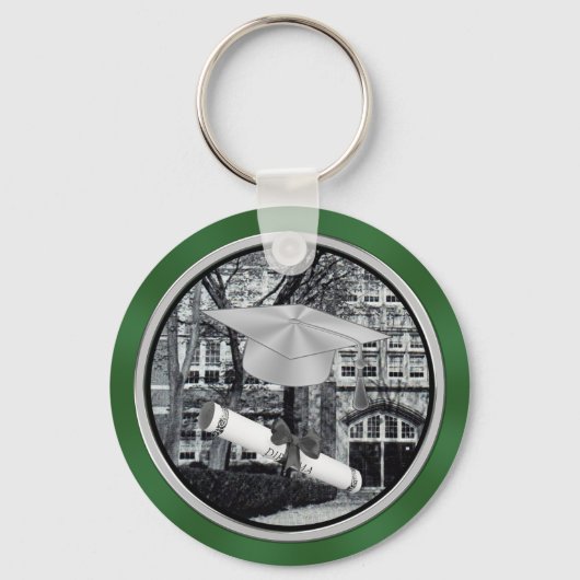 写真50パーソナライズされた号高校懇親会ギフト キーホルダー (裏面)