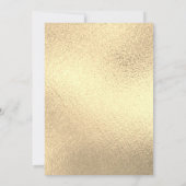 写真50周年記念結婚金ゴールド 招待状 (裏面)