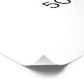 写真50th誕生日ウェルカムサイン | 誰が50歳か見て ポスター (コーナー)