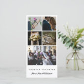 写真5 | 永遠結婚したに感謝する夫婦 サンキューカード (スタンド正面)