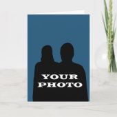 写真5 x 7の縦型あいさつ カード (正面)