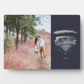 写真6周年記念結婚アイアンハートエンブレム フォトプラーク (正面)