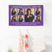 写真7枚おめでとう2023年紫修士課程 横断幕 (インサイチュ)