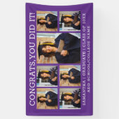 写真7枚おめでとう2023年紫修士課程 横断幕 (縦)