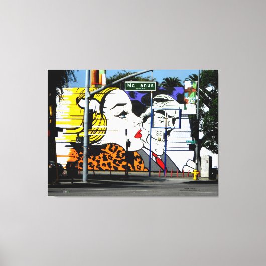 写真8落書きカラー キャンバスプリント (正面)