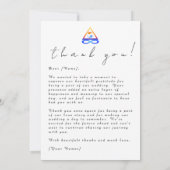 写真 ありがとう ウェディングカード-ツインフレームシンボル- 招待状 (裏面)