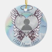 写真|の記念のオーナメントを加えて下さい セラミックオーナメント (正面)