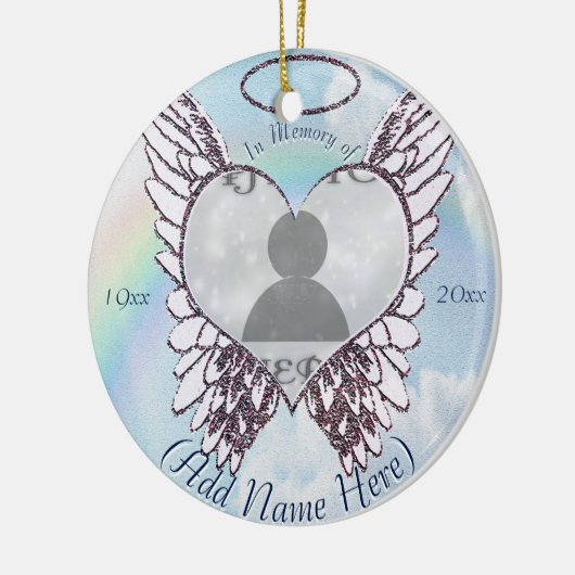 写真|の記念のオーナメントを加えて下さい セラミックオーナメント (左)
