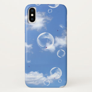 《写真》ぼけ味とバブルのDandelion空 iPhone X ケース