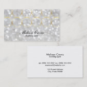 《写真》ぼけ味とリングや輪 名刺 (正面/裏面)