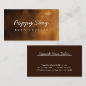 《写真》ぼけ味のエレガントな名刺 名刺 (正面/裏面)