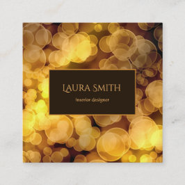 《写真》ぼけ味のスタイルの勾配のデザイン スクエア名刺