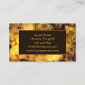 《写真》ぼけ味のスタイルの勾配のデザイン 名刺 (裏面)