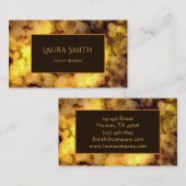 《写真》ぼけ味のスタイルの勾配のデザイン 名刺 (正面/裏面)