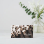 《写真》ぼけ味のスタイルの絹の質。 テキスト 名刺 (スタンド正面)