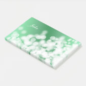 《写真》ぼけ味のスタイルの緑texture.text ポストイット (アングル)