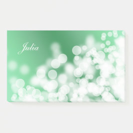 《写真》ぼけ味のスタイルの緑texture.text ポストイット