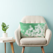 《写真》ぼけ味のスタイルの質。 テキスト ランバークッション (椅子)