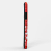 《写真》ぼけ味のスタイルの赤い勾配の質 Case-Mate iPhoneケース (裏面/右)