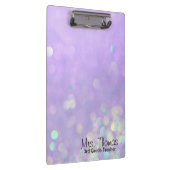 《写真》ぼけ味のパーソナライズなクリップボード(紫色) クリップボード (右)