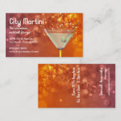 《写真》ぼけ味のマルティーニの名刺 名刺 (正面/裏面)