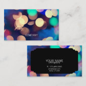 《写真》ぼけ味の写真の横の名刺 名刺 (正面/裏面)