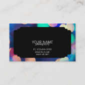 《写真》ぼけ味の写真の横の名刺 名刺 (裏面)