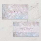 《写真》ぼけ味の写真撮影/カメラマンの名刺 名刺 (正面/裏面)