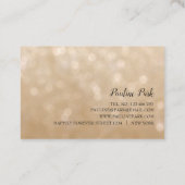 《写真》ぼけ味の美しくエレガントな名刺 名刺 (裏面)