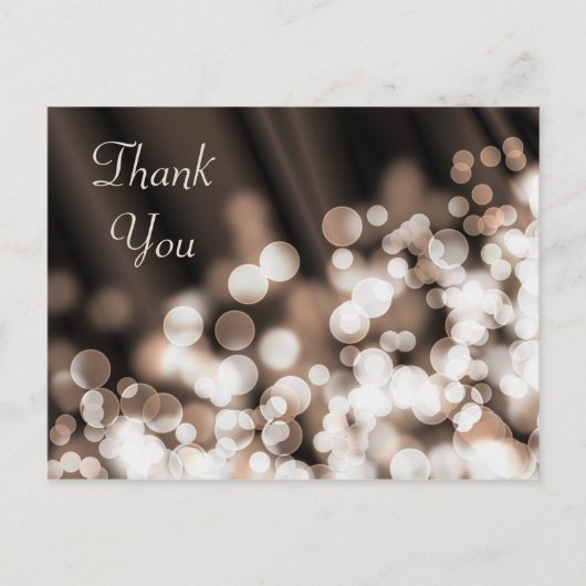 《写真》ぼけ味エフェクトテクスチャ。ありがとう。 ポストカード (正面)