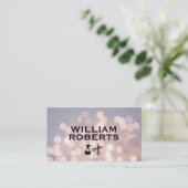 《写真》ぼけ味エレガントサロンシアースプレーボトル 名刺 (スタンド正面)