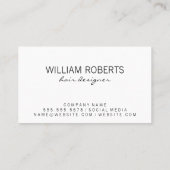 《写真》ぼけ味エレガントサロンシアースプレーボトル 名刺 (裏面)