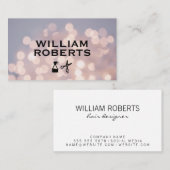 《写真》ぼけ味エレガントサロンシアースプレーボトル 名刺 (正面/裏面)