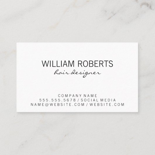 《写真》ぼけ味エレガントサロンシアースプレーボトル 名刺 (裏面)