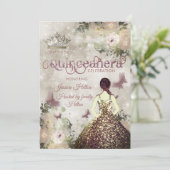 《写真》ぼけ味エレガントバタフライフローラガーデンキンセアニラ 招待状 (スタンド正面)