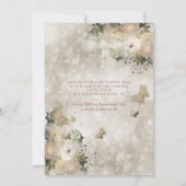 《写真》ぼけ味エレガントバタフライフローラガーデンキンセアニラ 招待状 (裏面)