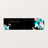 《写真》ぼけ味エレガントモダンテント折り畳み 名刺 (外部フラット)