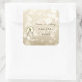 《写真》ぼけ味エレガントワイングラス結婚ズ スクエアシール (バッグ)