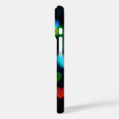 《写真》ぼけ味カラフルハート点灯（黒） Case-Mate iPhoneケース (裏面 / 左)