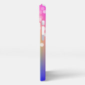 《写真》ぼけ味カラフル勾配 iPhoneケース (左側面)