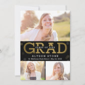 《写真》ぼけ味コラージュ編集可能カラー目盛り 招待状 (正面)