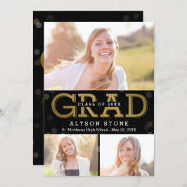 《写真》ぼけ味コラージュ編集可能カラー目盛り 招待状