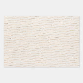 《写真》ぼけ味ゴールデンライツクリスマスホリデー ラッピングペーパーシート (正面2)