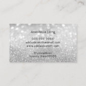 《写真》ぼけ味シルバーロータスフラワーヨガインストラクターブシン 名刺 (裏面)