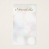 《写真》ぼけ味シンプルジュエリーイヤリング表示カード (正面)