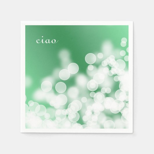 《写真》ぼけ味スタイルテクスチャ。文字。 スタンダードカクテルナプキン (正面)