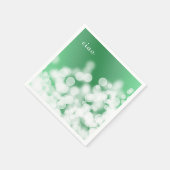 《写真》ぼけ味スタイルテクスチャ。文字。 スタンダードカクテルナプキン (角)