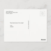 《写真》ぼけ味スパークルライトトレンディー感謝していイベントyou ポストカード (裏面)