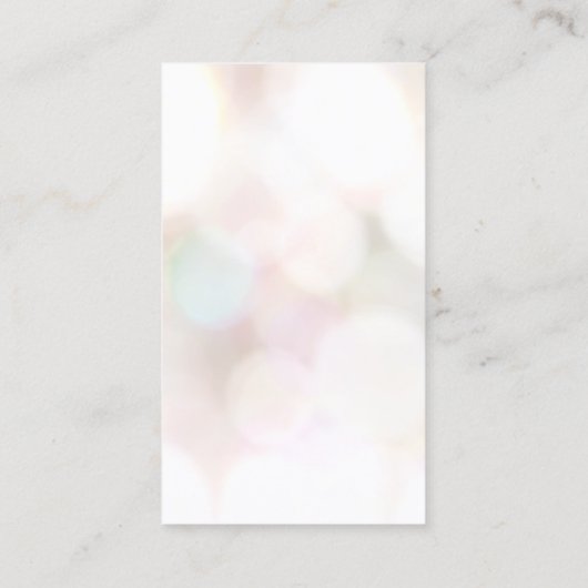 《写真》ぼけ味スプレーボトルハウスクリーニングロゴ事業 名刺 (裏面)